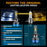 P16 2Pcs 50W H4 Car LED Headlight Bulbs 48000LM 6500K Dual Copper Tube Cooling High Low Beam Headlamp - Blue - 5
