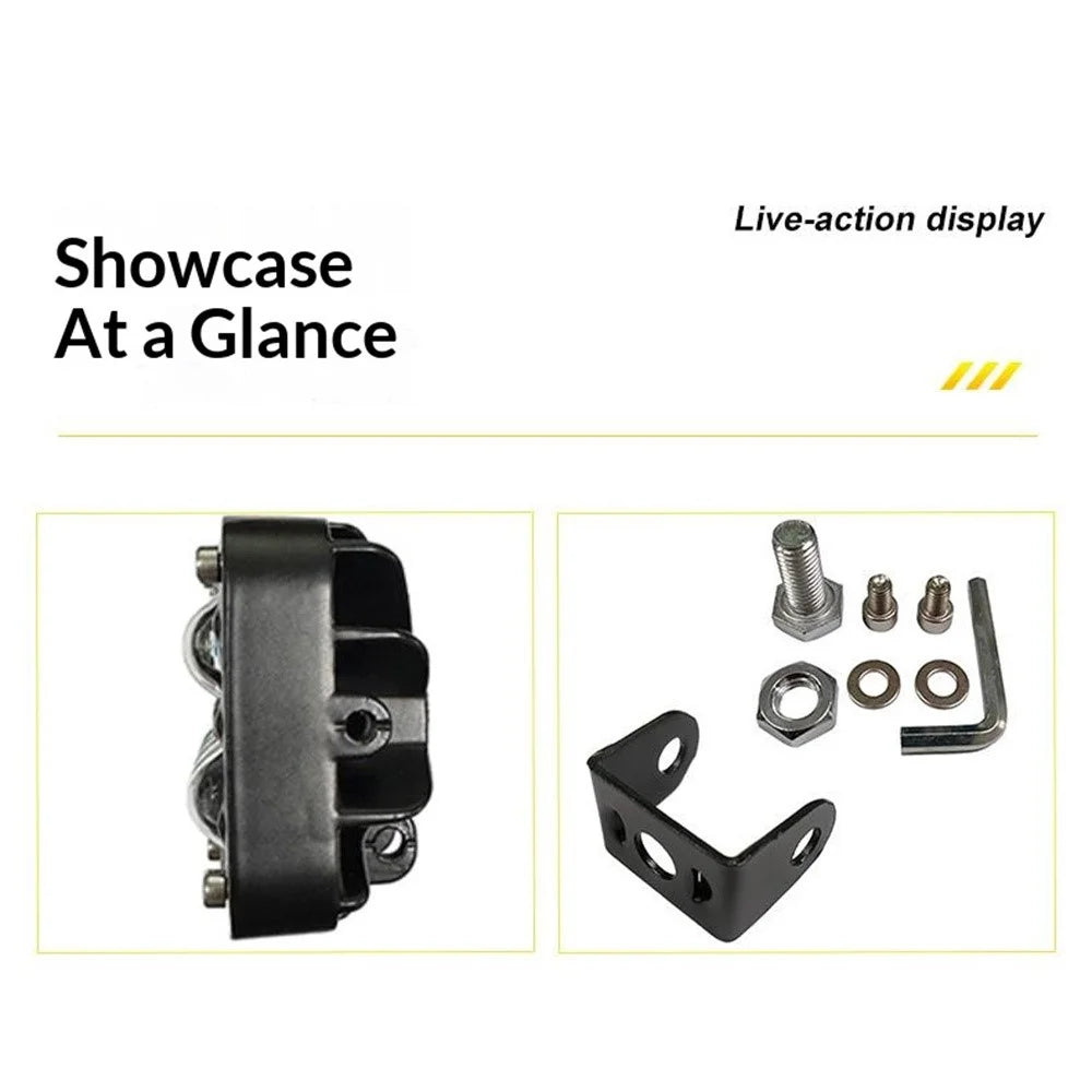 12-LED Car Work Light 29W 5200LM Yellow and White Light Auxiliary Driving Lamp for Motorcycle Truck ATV - 7