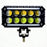 10-LED Work Light Yellow and White Dual Color IP67 Waterproof Spotlight for ATV Motorcycle Car - Black - 1
