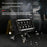 10-LED Work Light Yellow and White Dual Color IP67 Waterproof Spotlight for ATV Motorcycle Car - Black - 4