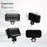 10-LED Work Light Yellow and White Dual Color IP67 Waterproof Spotlight for ATV Motorcycle Car - Black - 6