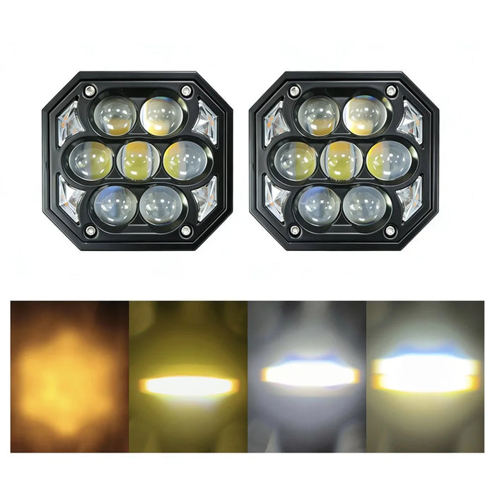 V109 LED Work Light 65W 12000LM IP67 Waterproof Spotlight for RV Car Motorcycle ATV - 4