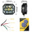 V109 LED Work Light 65W 12000LM IP67 Waterproof Spotlight for RV Car Motorcycle ATV - 5