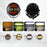2Pcs Yellow and White Light Round LED Spotlight 65W 12000LM Auxiliary Driving Lamp for Car Motorcycle ATV - Black - 4