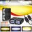 2Pcs 2 LEDs Spotlight 12000LM 30W Motorcycle Car ATV Spotlight IP67 Waterproof Light - Black - 2