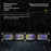 2Pcs 4 LEDs Spotlight 12000LM 50W Motorcycle Car ATV Spotlight IP67 Waterproof Light - Black - 3