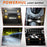 2Pcs 5 LEDs Spotlight 12000LM 60W Motorcycle Car ATV Spotlight IP67 Waterproof Light - Black - 6