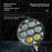 60W Car LED Spotlight Yellow and White Dual Color Auxiliary Driving Lamp for Motorcycle ATV Off-Road - 3