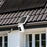 Gutter Mount Bracket No Drilling 360 Degree Adjustable Double Ball Head Clamp for Security Camera Solar Panel Holder Stand - White - 2