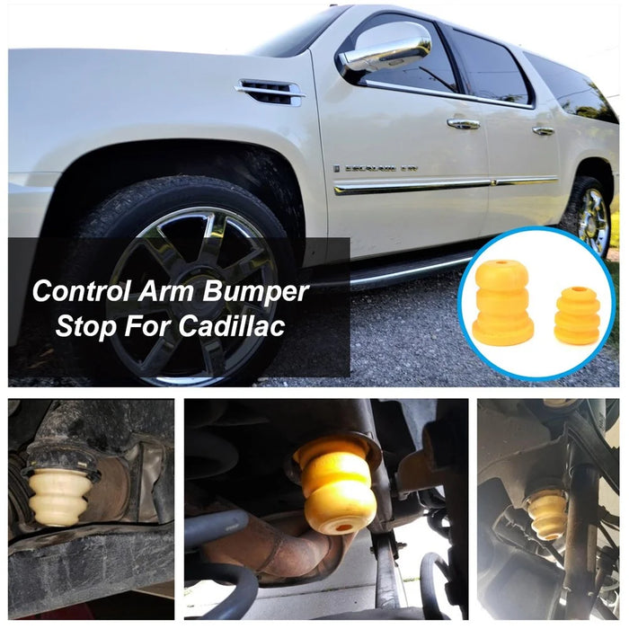A3829 4PCS Polyurethane Front and Rear Car Shock Absorber Car Vehicle Accessories, OE: 15153958 - 2
