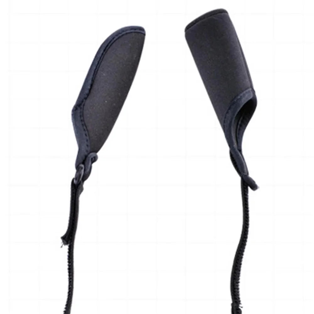Portable Fishing Rod Tip & Butts Protector Cover 60-130cm Adjustable Tackles Store Fishing Rod Sleeve - Black - 5