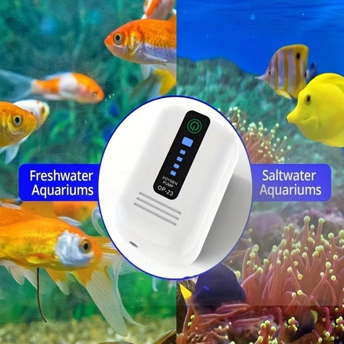 USB Rechargeable Aquarium Air Pump Portable Oxygen Pump Fishing Aerator for Fish Tank Fishing - 5