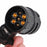 2Pcs 13 Pin to 7 Pin Trailer Adapter Caravan Truck Towbar Car Plug Adapter 12V EU Socket Converter - Black - 6