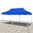 6x3m Garden Pop up Gazebo Canopy Waterproof Retractable Awning Party Tent for Patio BBQ Outdoor - Blue - 1