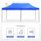6x3m Garden Pop up Gazebo Canopy Waterproof Retractable Awning Party Tent for Patio BBQ Outdoor - Blue - 6