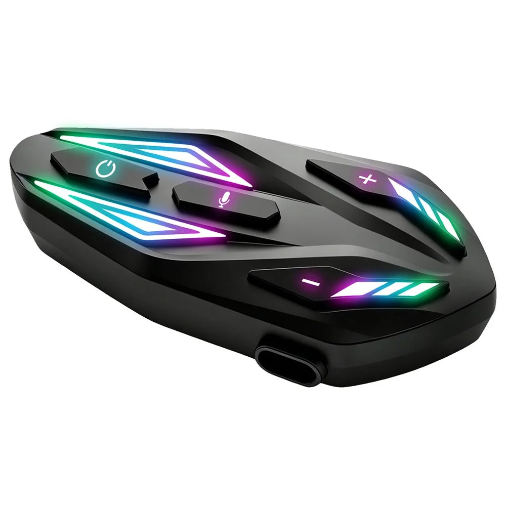 X13 Pro Bluetooth-compatible Helmet Intercom Earphones IPX6 Waterproof Motorcycle Riding Headset with Hard Mic - 1