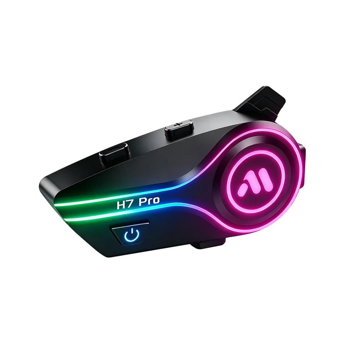 H7 Pro Helmet Bluetooth-compatible Headset IPX6 Waterproof Noise Cancelling Motorcycle Intercom Earphone with Hard Mic - 7