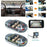 A52 5-Channel 2K WiFi Dash Cam 360 Degree Panoramic Car Driving Recorder - Black - 5