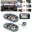 A35 4 Channel Dash Cam 1080P Full HD WiFi Car DVR with Front Left Right Rear Viewing - Black - 5