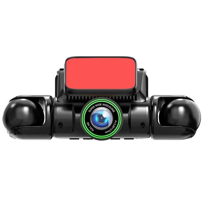 A35 4 Channel Dash Cam 1080P Full HD WiFi Car DVR with Front Left Right Rear Viewing - Black - 7