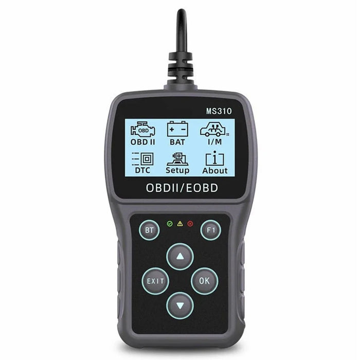 MS310 OBD2 Car Diagnostic Scanner 2.4 inch LCD Screen Code Reader Battery Tester - 2