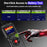 YM109 2.8 inch Color LCD OBD2 Scanner with Battery Test Car Diagnostic Code Reader - Black - 4
