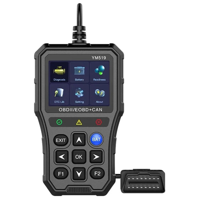 YM519 OBD2 Code Reader Car Engine Diagnostic Tool Full OBDII Scanner Support 13 Languages - 1