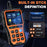 BT529 Bluetooth-compatible Car Battery Tester 2.8 inch IPS Screen OBDII Code Scanner - Orange - 5