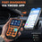 BT529 Bluetooth-compatible Car Battery Tester 2.8 inch IPS Screen OBDII Code Scanner - Orange - 7