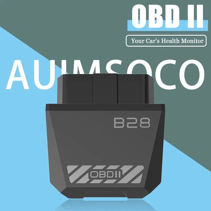 B28 OBD2 Scanner ELM327 Bluetooth-compatible 5.1 Car Engine Diagnostic Code Reader - Black - 2