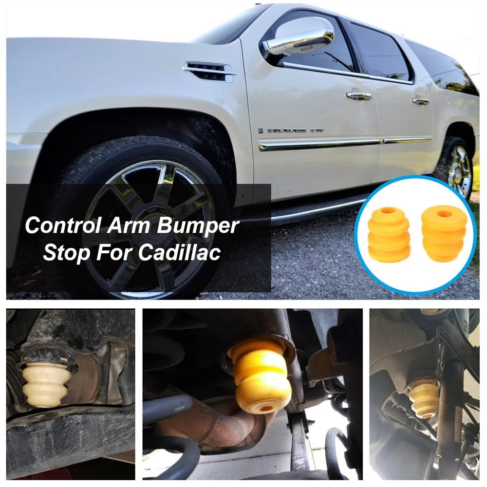 A3835 2Pcs / Set Car Polyurethane Front Suspension Upper Mount Shock Absorber, OE: 15153958 - 2