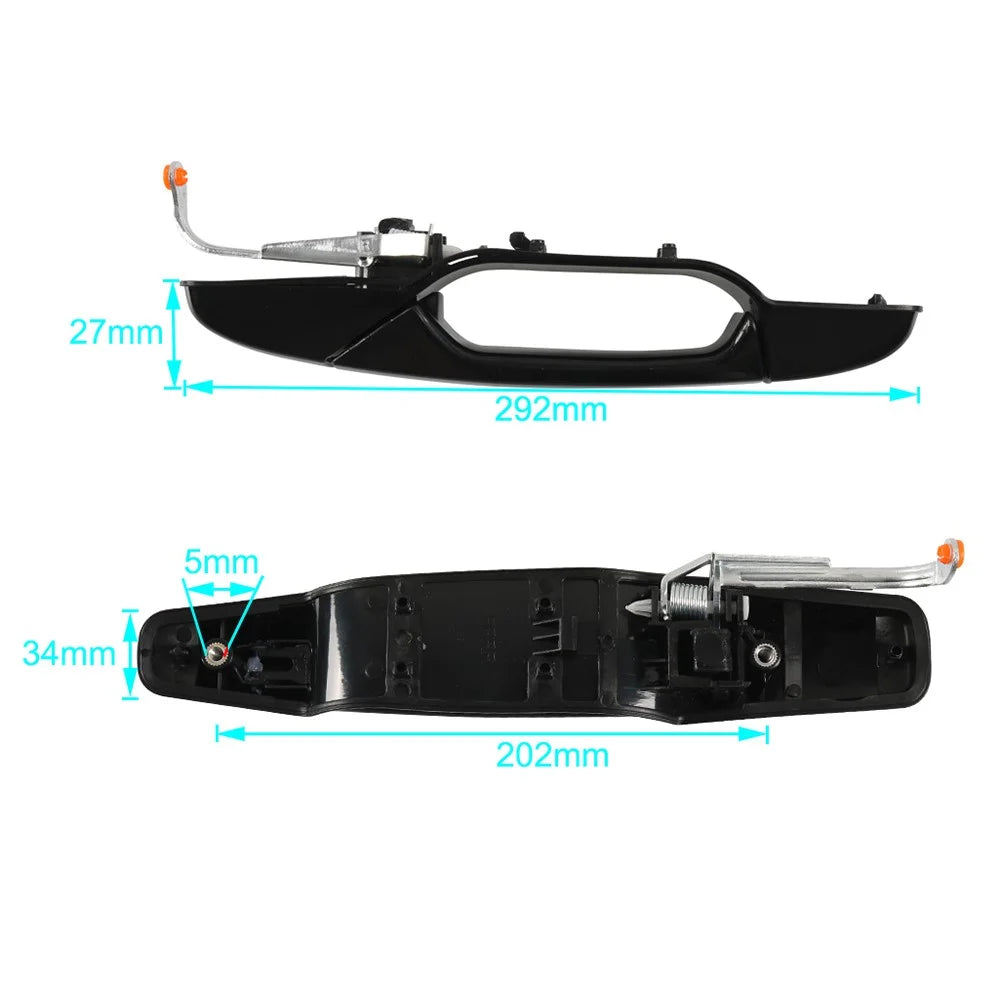 A7613-04 Car Rear Right Exterior Door Handle Replacement, OE: 25890260 - 7