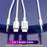 MH045S 3-in-1 Type-C / iP / 3.5mm Multifunction Car Audio Cable for iPhone 13 / Google Pixel 4 / Samsung Galaxy S20 - 7