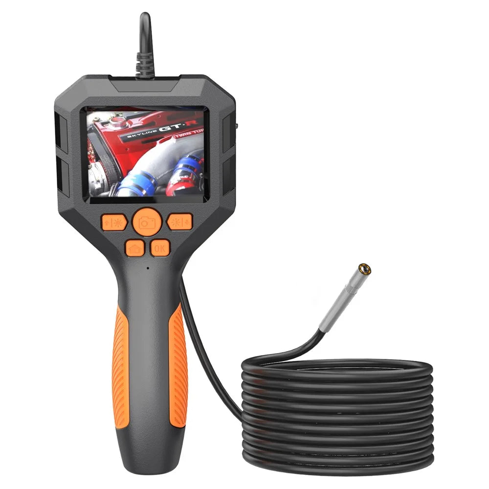 P10 10m Hard Wire 3.9mm Lens IP68 Waterproof 1080P HD Endoscope 2.8" IPS Screen Piping Inspection Camera - 1