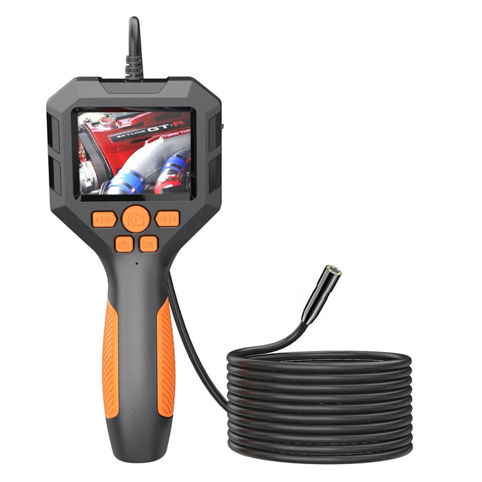 P10 2m Hard Wire 8mm Lens 1080P HD Endoscope Take Photo and Video 2.8" IPS Screen Piping Inspection Camera - 1