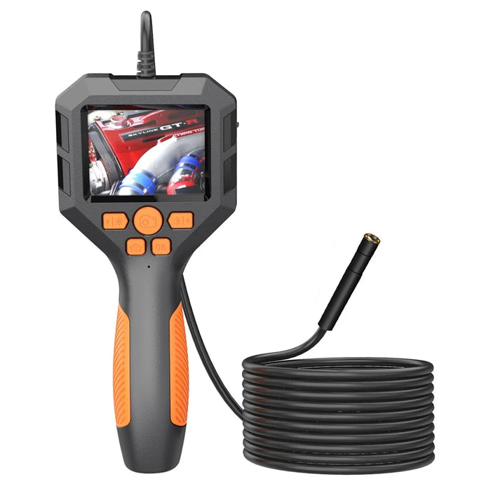 P10 5m Hard Wire 5.5mm Lens 2.8" IPS Screen 1080P HD Inspection Camera 8-LED Handheld Endoscope - 1