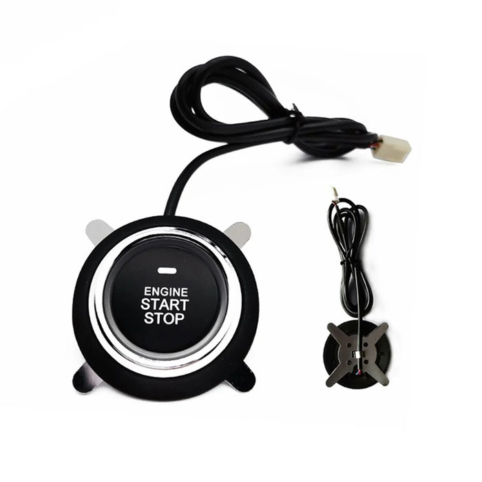 12V Car One Key Start Anti-Theft System PKE Keyless Entry Car Modified Accessories One Key Remote Start System - 2
