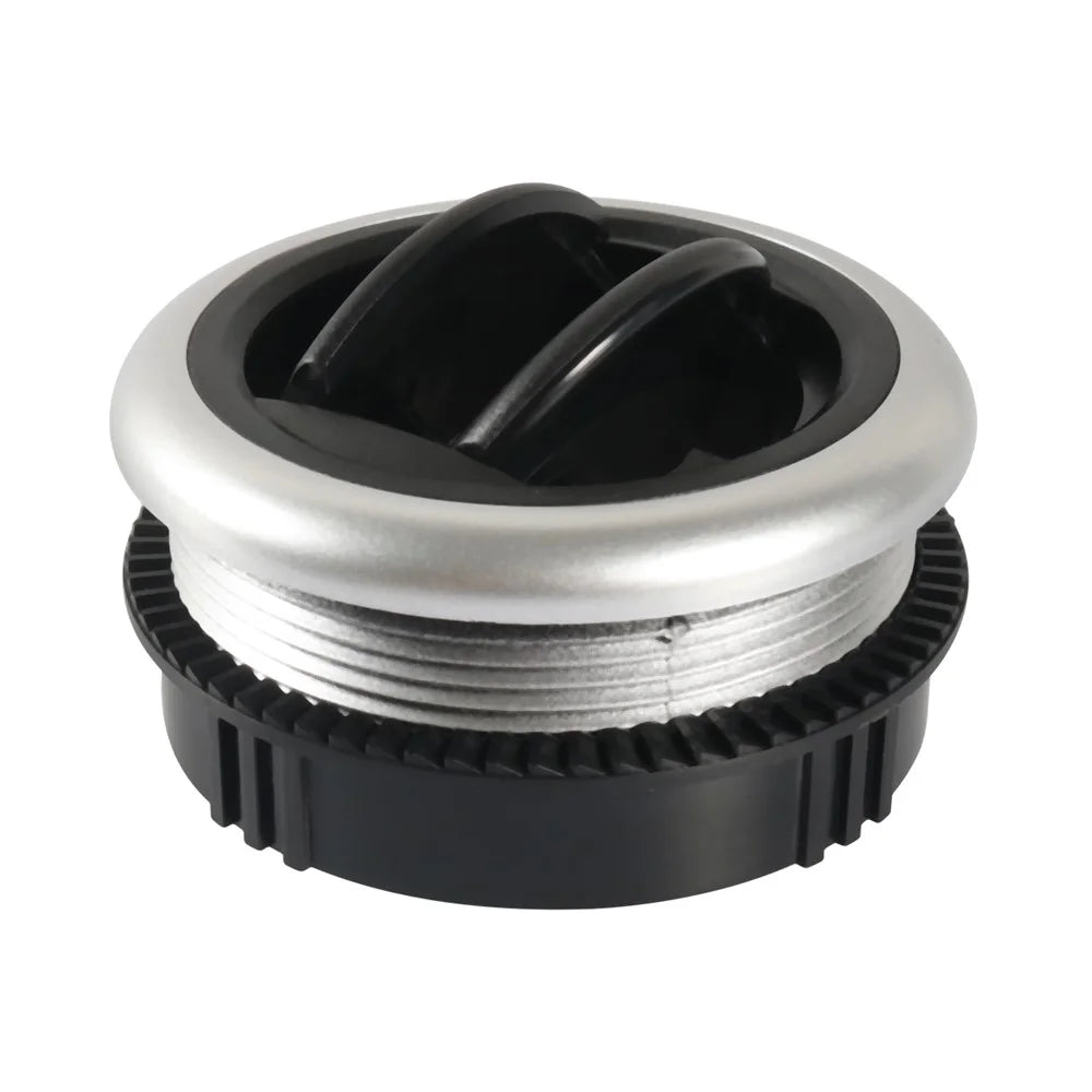 A5681-01 Round A / C Air Outlet Vent Electroplate Knob Type Universal for RV Bus Boat Yacht Electric Car Caravan (71 / 63mm) - 4