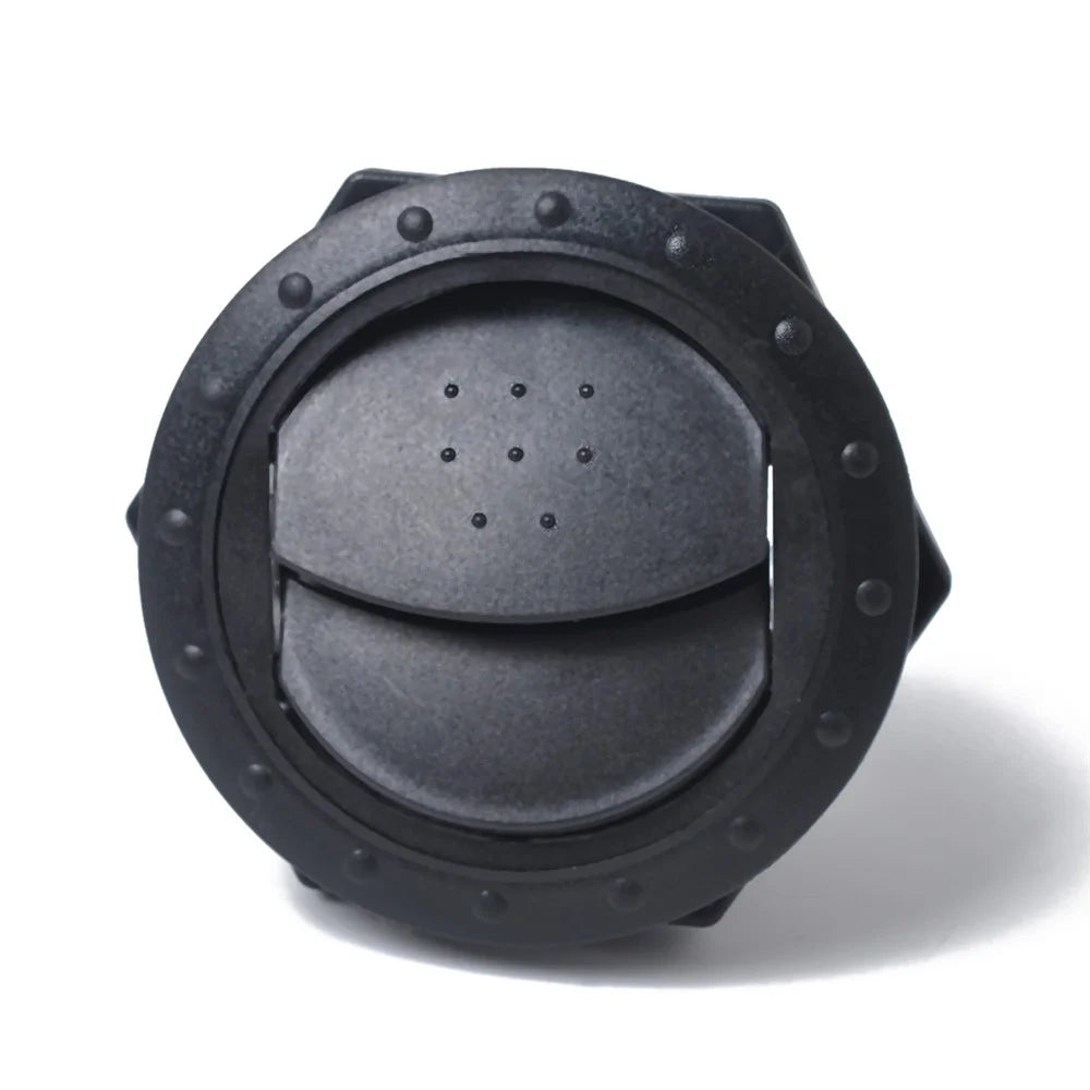 A0674-02 Car Air Conditioning Vent Round Air Vent Cover for RV Bus Yacht Automobile Air Outlet Dashboard (Opening: 60mm) - Black - 5