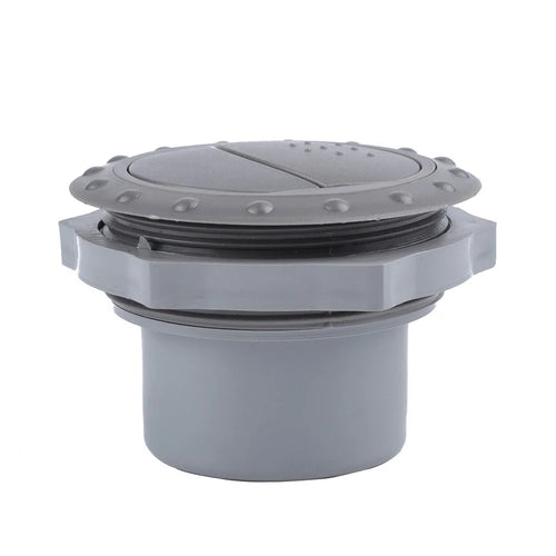 A0674-01 Round Air Vent Cover for RV Bus Yacht Car Air Conditioning Vent Automobile Air Outlet Dashboard (Opening: 60mm) - Grey - 1