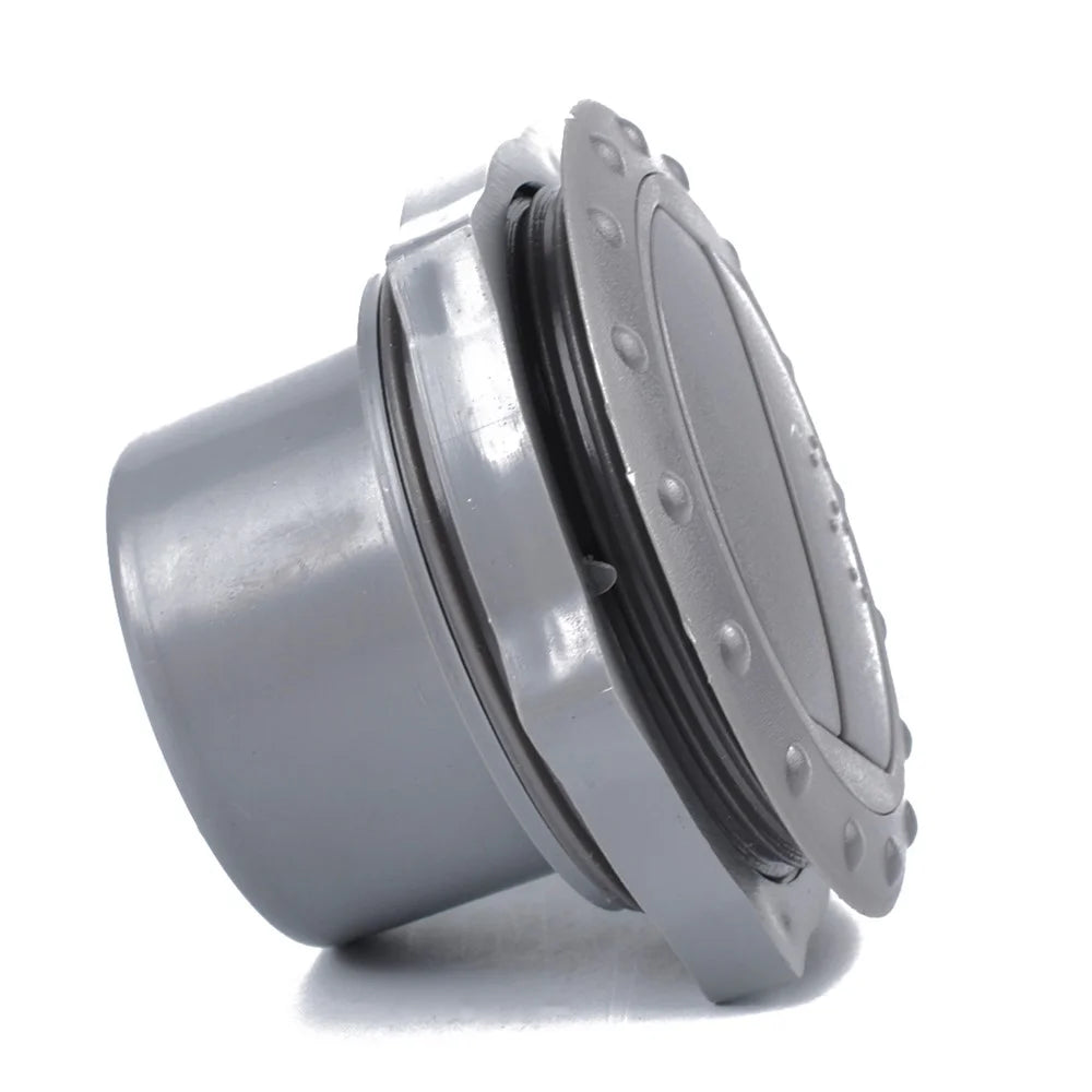 A0674-01 Round Air Vent Cover for RV Bus Yacht Car Air Conditioning Vent Automobile Air Outlet Dashboard (Opening: 60mm) - Grey - 2
