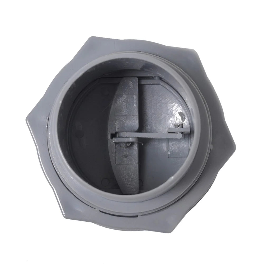 A0674-01 Round Air Vent Cover for RV Bus Yacht Car Air Conditioning Vent Automobile Air Outlet Dashboard (Opening: 60mm) - Grey - 5