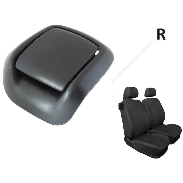 Plastic Car Front Right Seat Adjustable Armrest Lid Handle Replacement, OE: 1417520 - 2