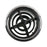 A6765 Snap-On Air Outlet for Cars RVs, Electroplating Air Vent Replacement Part for Vehicles Modified Trucks (Φ87 / 75) - 4