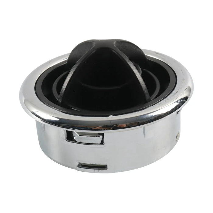 A6765 Snap-On Air Outlet for Cars RVs, Electroplating Air Vent Replacement Part for Vehicles Modified Trucks (Φ87 / 75) - 6