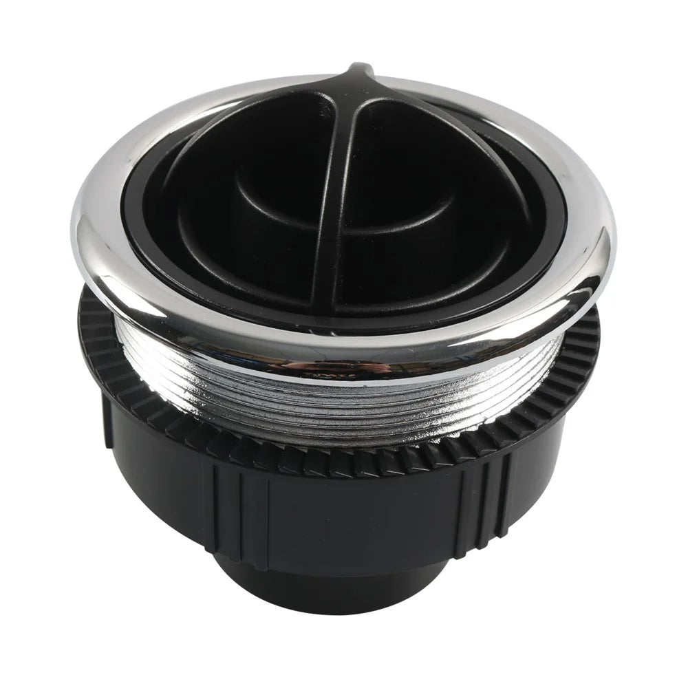A6766-02 Air Conditioning Outlet Air Vent Exhaust Side Roof Round Air Ventilation Outlet for Car RV Truck (Φ87 / 75 / 48) - Thread Type - 1