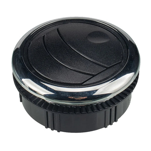 A1153-01 Knob Style Car Modified Air Outlet Dashboard Electroplating Air Vent Replacement Parts for Auto Vehicles (Φ87 / 75) - 1