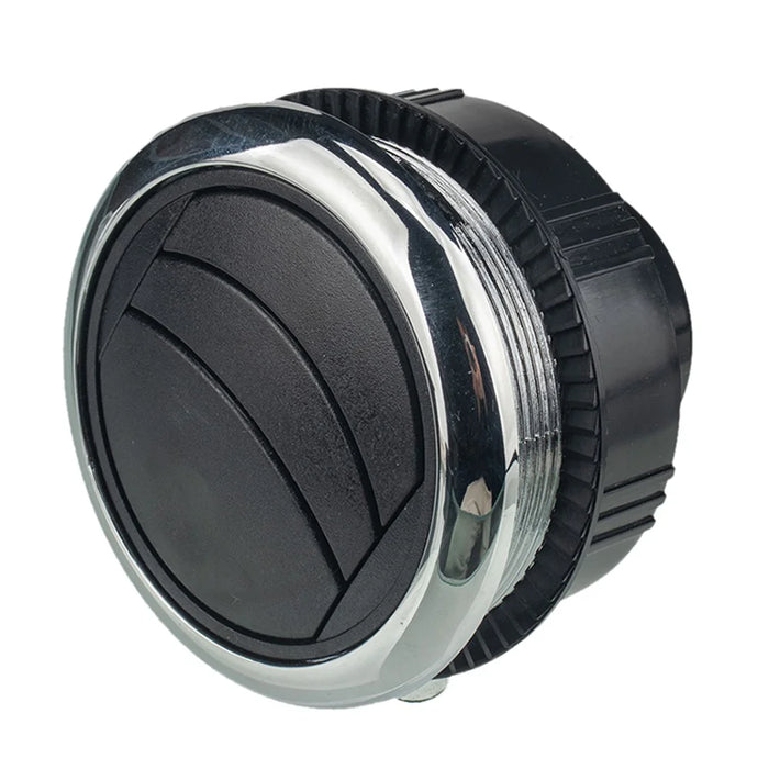 A1153-02 Integral Style Car Air Outlet RV Dashboard Electroplating Air Vent Replacement Parts for Vehicles Modified Accessories (Φ87 / 75 / 46) - 5
