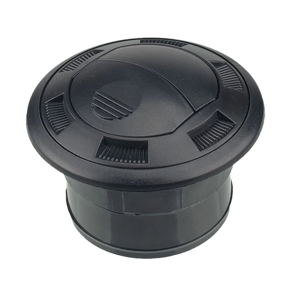 A1156 Bus Car Air Outlet Kit Set with 3 Screws, Dashboard Air Conditioning Deflector Side Roof Round Air Vent Outlet Replacement (Φ100 / 75) - 4