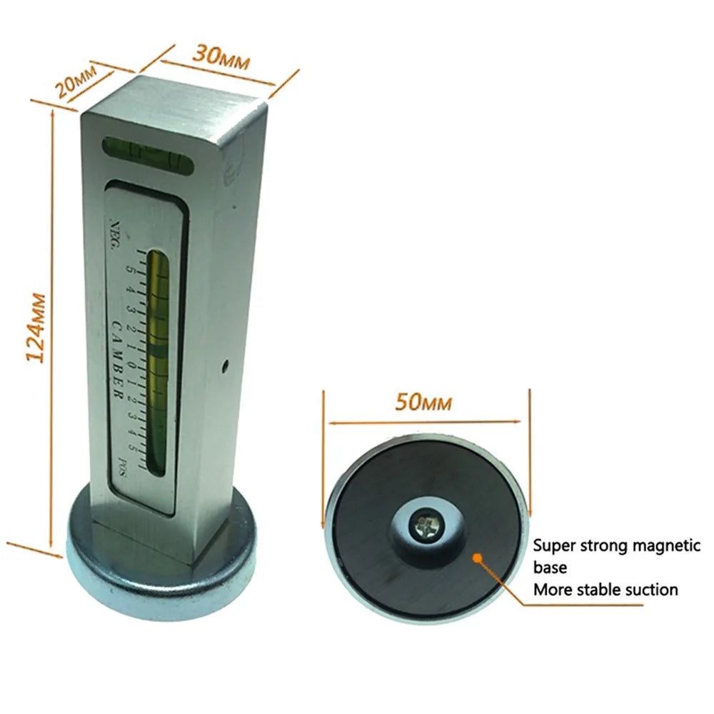 Car Wheels Hub Position Magnetic Level Vehicle Hub Camber Angle Adjustment Aids Magnetic Wheel Level Gauge - 6